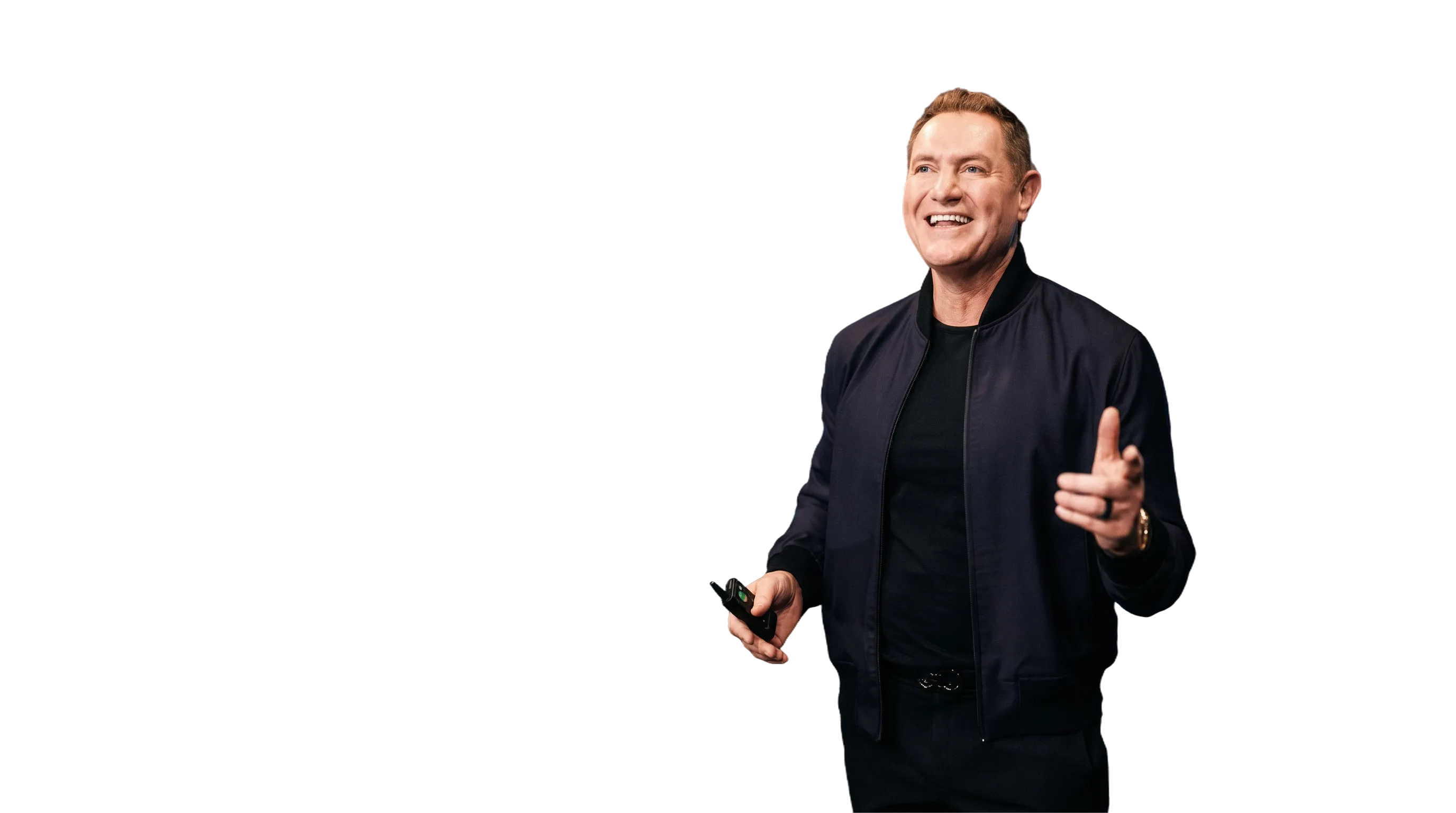 Darren Hardy on stage at Business Master Class